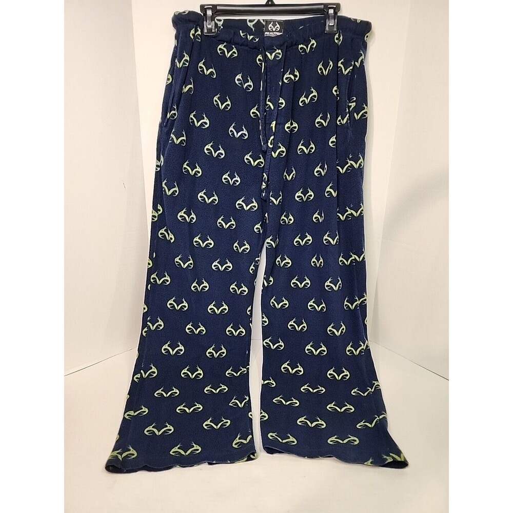Realtree Mens Large Pajama Pants Fleece
